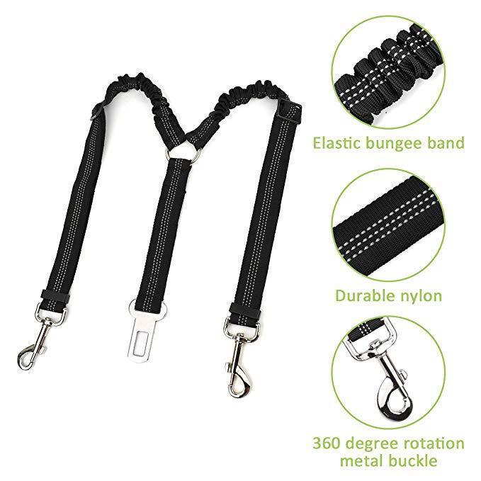 Dog Safety Belt (2 Belts In One)